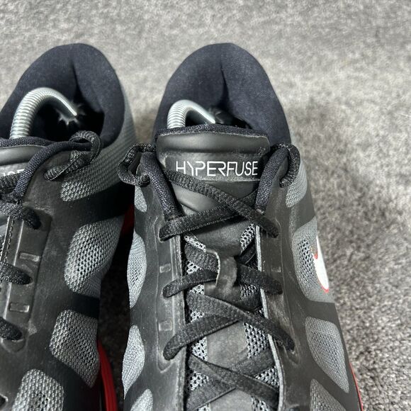 Nike Hyperfuse Lunar Ascend 483841-001 Mens Size 11.5 Black Gray Golf Shoes Used - Picture 4 of 12